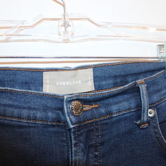 Everlane Women’s High Rise Skinny Jeans Blue Size 32 Regular Pre-Owned - Picture 4 of 8